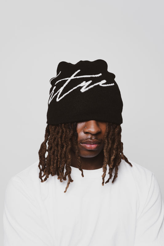 'Virtue Cursive Beanie'