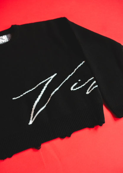 'Virtue Jacquard Knit Sweater'