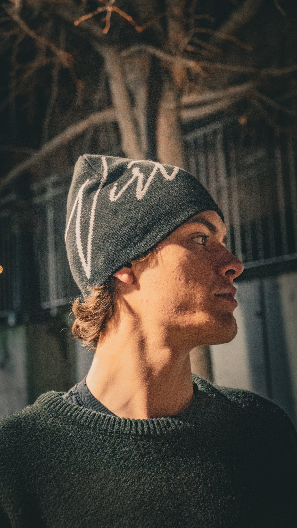 'Virtue Cursive Beanie'